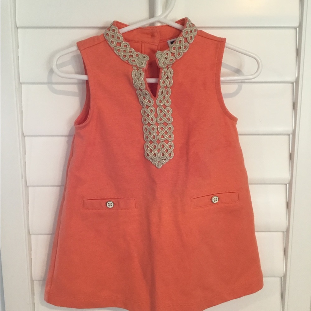 Janie & Jack Embroidered shift dress